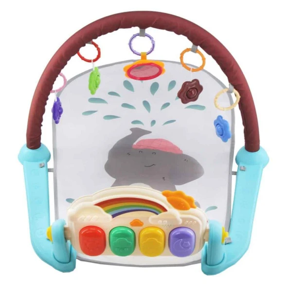 Birlik Oyuncak 3in1 Piyanolu Gökkuşağı Oyun Halısı HE0638 - 2