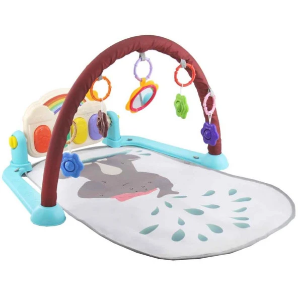 Birlik Oyuncak 3in1 Piyanolu Gökkuşağı Oyun Halısı HE0638 - 4