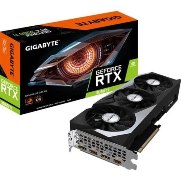 Gigabyte RTX 3060 TI Gaming OC Pro 8G GV-N306TGAMINGOC PRO-8GD 256 Bit GDDR6 8 GB Ekran Kartı