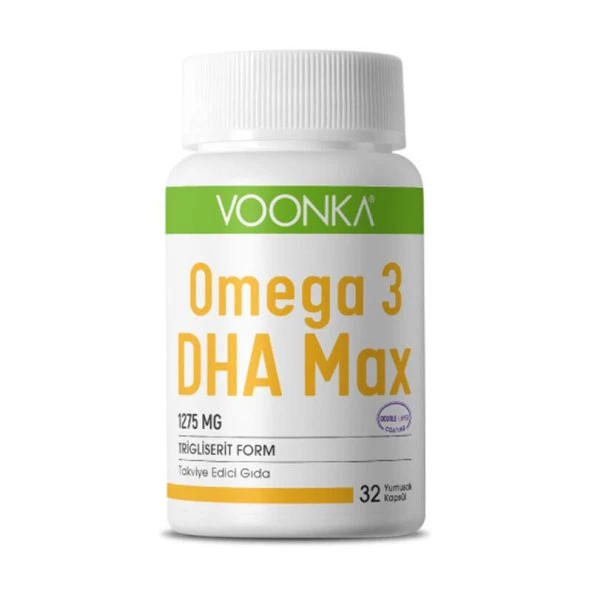 Voonka Omega 3 DHA Max Takviye Edici Gıda 32 Yumuşak Kapsül - Diş Beyazlatıcı Köpük Hediye