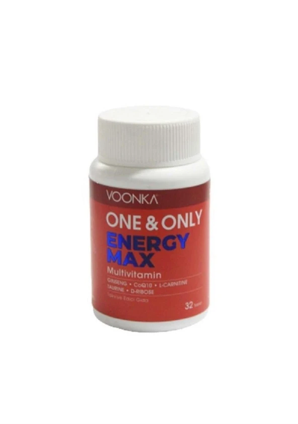 Voonka One & Only Energy Max Multivitamin 32 Kapsül - Diş Beyazlatıcı Köpük hediye