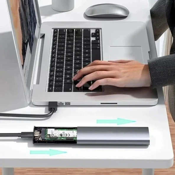 DAYTONA  SHL-R320 HARİCİ SSD KUTU M.2 Nvme TİP-C 3 - 3