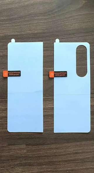 Samsung Galaxy Z Fold 6 Uyumlu Ön+Arka Body Şeffaf Ultra koruyucu Nano Jelatin - 5