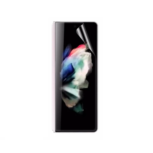 Samsung Galaxy Z Fold 6 Uyumlu  Ön+Arka  Parmak izi bırakmaz MAT Ekran Koruyucu Nano Jelatin - Resim 6