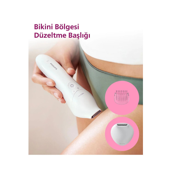 Philips BRE720/05 Epilatör (Yüz+Koltuk altı+Bikini Bölgesi+Bacak)Islak Ve Kuru,Işıklı,Kablosuz - 4