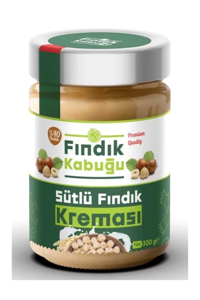 Fındık Kabuğu Sütlü %40 Fındık Kreması 300 gr x 10 Paket