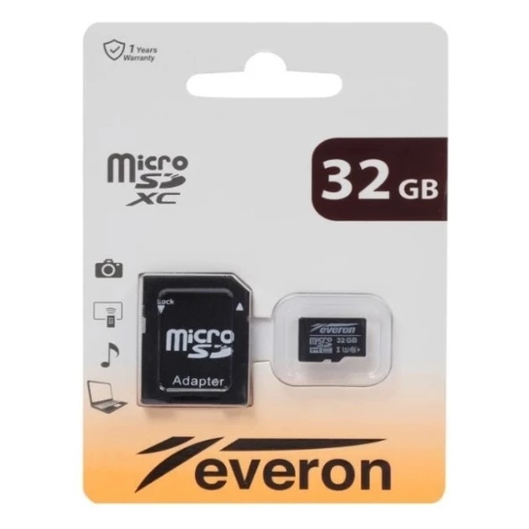 Everon 32 Gb Hafıza Kartı Adaptör Dahil