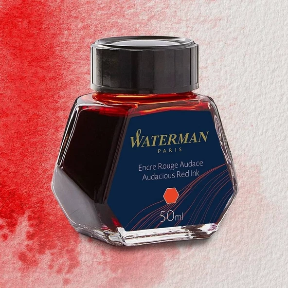 Waterman Dolmakalem Mürekkebi 50 ml Şişe Kırmızı ürün görseli 1
