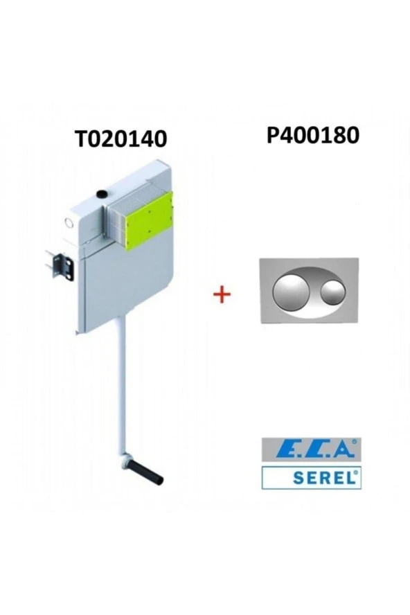 Serel Smooth Gömme Rezervuar (Hela Taşı Uyumlu) ve Kumanda Paneli P400180