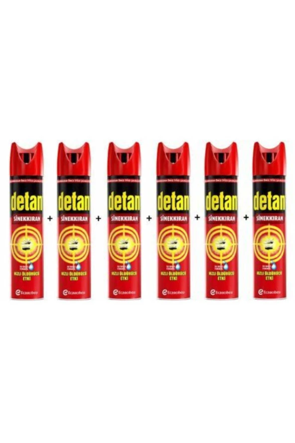 Detan Sinekkıran Su Bazlı 12 x 275 ml