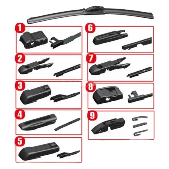 Bmw 116 E87 Muz Silecek Takımı (2004-2011) 50X50-A - Resim 3