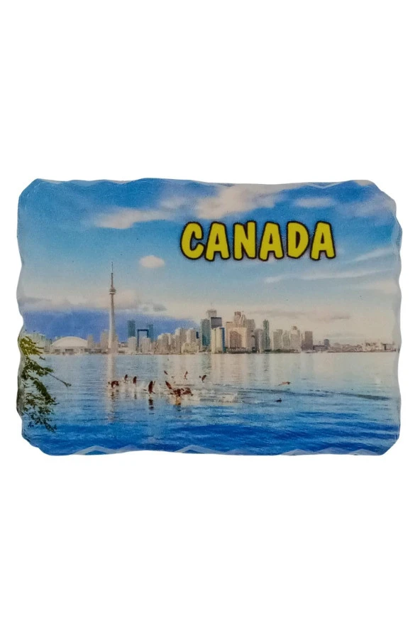 Kanada Temalı Kırık Magnet - Resim 3