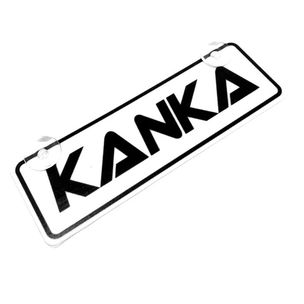 Kanka Yazılı Sök Tak Dekor Plaka ürün görseli