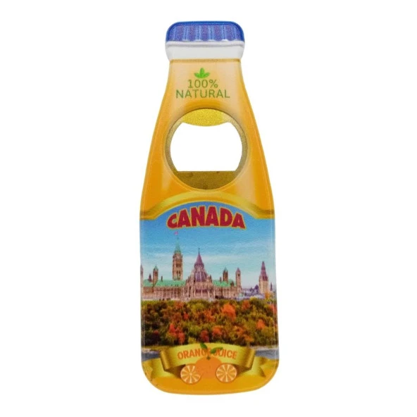 Kanada Temalı Magnet Şişe Açacak ürün görseli