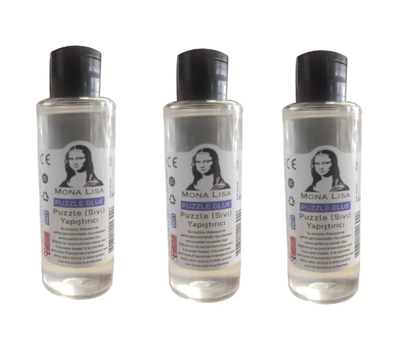 3x70 ml Puzzle Yapıştırıcı Seti (Şeffaf) - 1