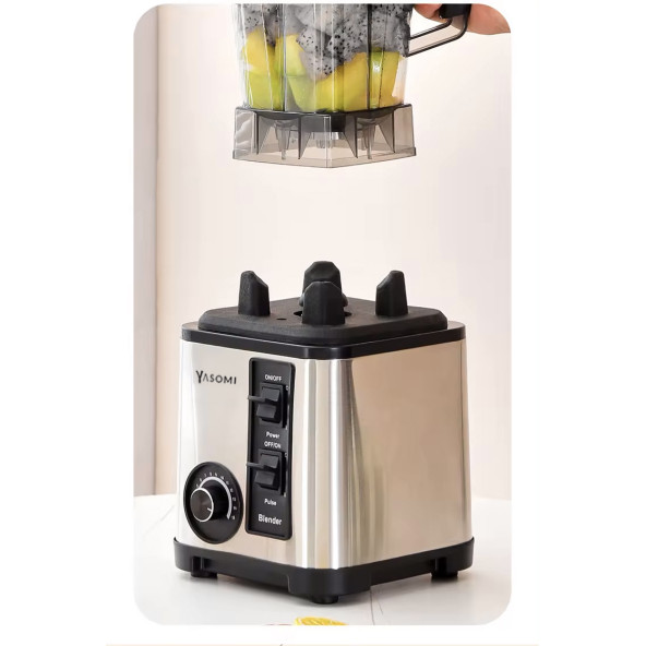 Yasomi 5042 Buz Kırıcı 800w  Super Mix 3 Lt Hazne Kapasiteli Blender - 4