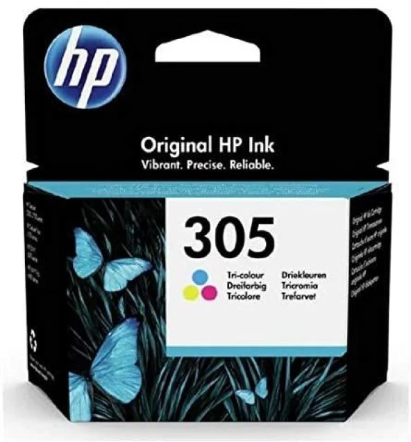 HP 653 Üç Renkli Orijinal Mürekkep Avantajlı Kartu