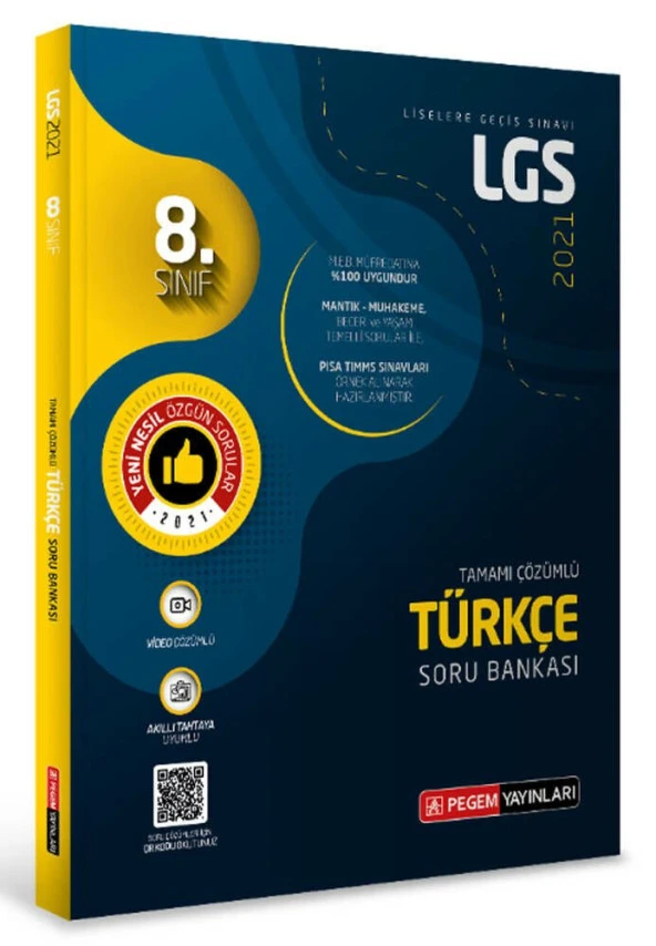 Pegem LGS Türkçe Tamamı Çözümlü Soru Bankası
