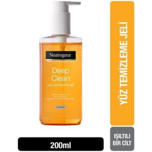 Neutrogena Deep Clean Yüz Temizleme Jeli, 200 ml - Diş Beyazlatıcı Köpük Hediye