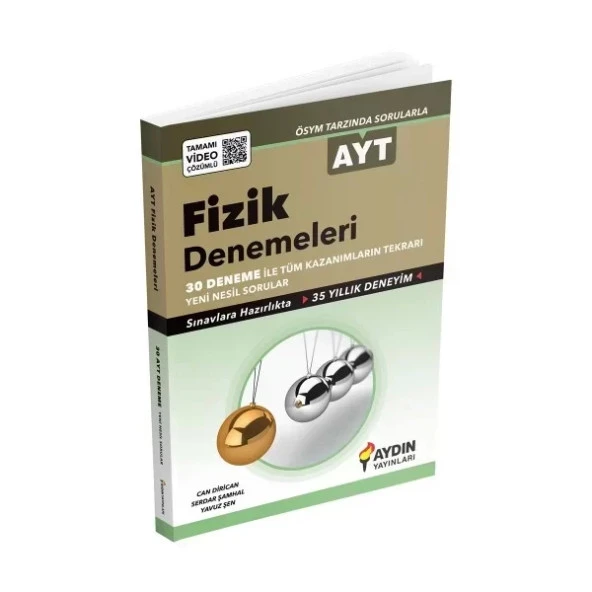 AYDIN YAYINLARI AYT Fizik 30 Deneme