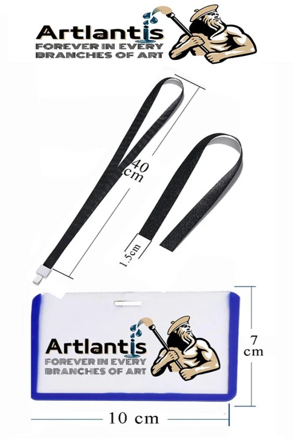 Kırmızı İpli Yaka Kartı 25 Adet Ayarlanabilir Boyuna Asma Kimlik Koruyuculu PVC Kırmızı Yaka Kartlığı Seyehat Ofis Okul Büro - 3