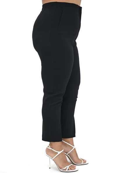 Kadın Büyük Beden Yüksek Bel Pantolon 208 0017-25 - 4