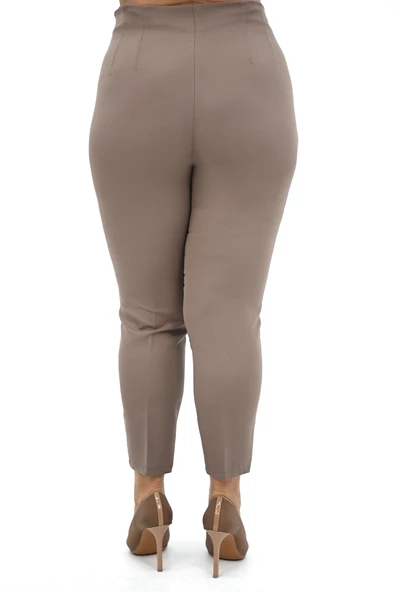 Kadın Büyük Beden Yüksek Bel Pantolon 208 0017-25 - 10