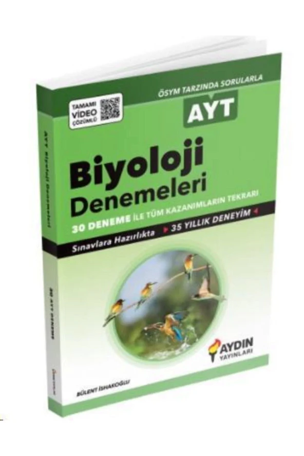 AYDIN YAYINLARI AYT Biyoloji 30 Deneme
