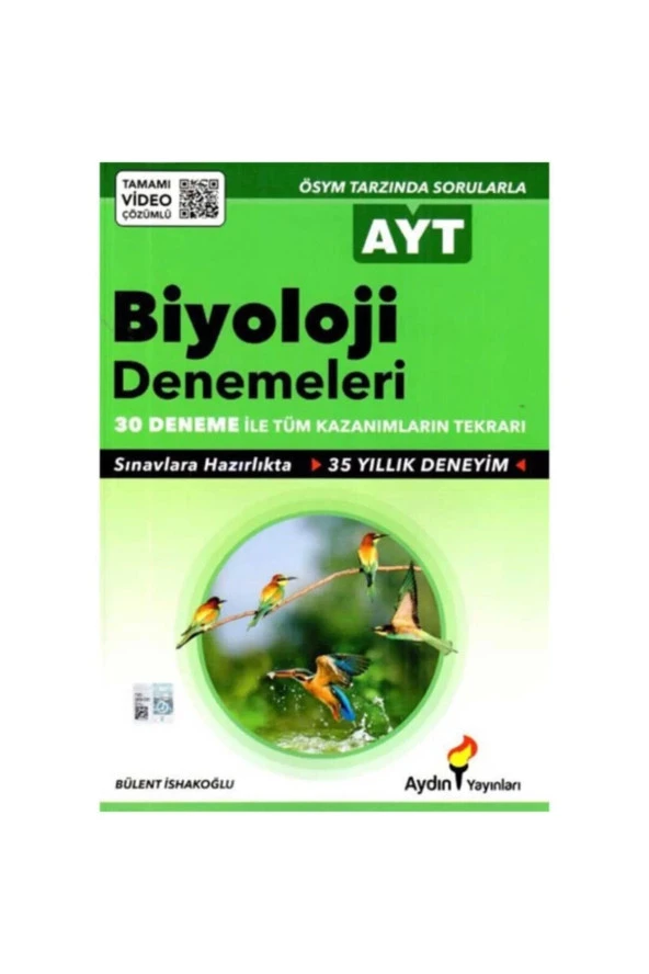 AYDIN YAYINLARI AYT Biyoloji 30 Deneme - Resim 2