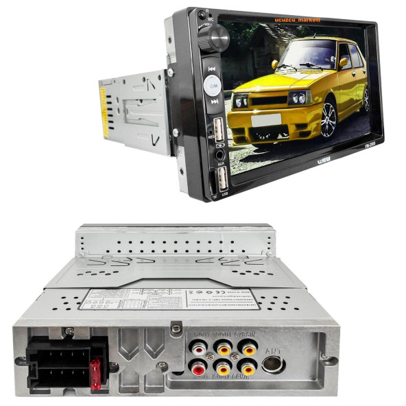 7 İNÇ EKRAN DOUBLE TEYP (ŞAHIN TOFAŞ MODEL)+8 LED GECE GÖRÜŞ KAMERA - 2