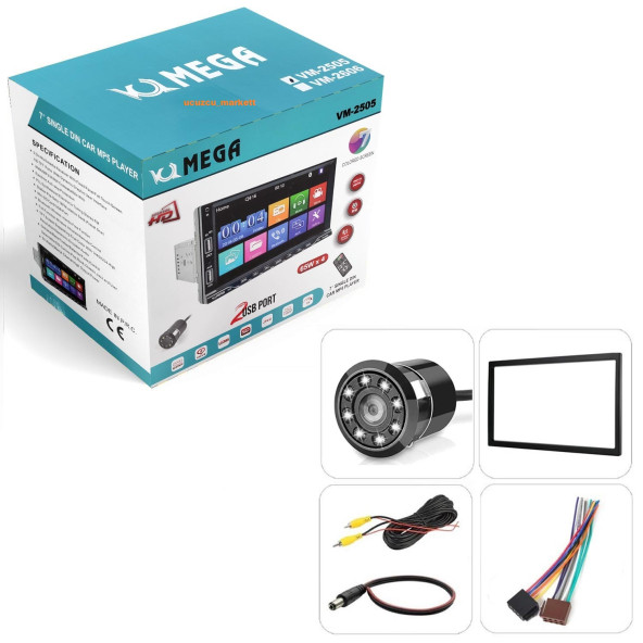 7 İNÇ EKRAN DOUBLE TEYP (ŞAHIN TOFAŞ MODEL)+8 LED GECE GÖRÜŞ KAMERA - 3