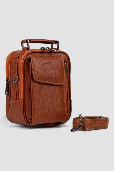 Lederax Çelik Kasalı Telefon Bölmeli El ve Omuz Çantası Orta Boy LD495 - 3