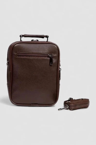 Lederax Çelik Kasalı Telefon Bölmeli El ve Omuz Çantası Orta Boy LD495 - 9