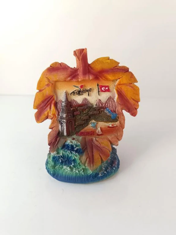 Biblo Yaprak Ev Dekoratif  Biblolar Seramik Salon Ofis Modern Biblolar ürün görseli