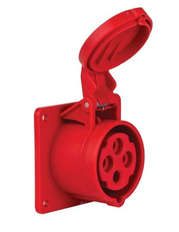 Mete Enerji 406506V 4X16A IP44 Makine Prizi -Düz-Vidalı Bağlantı 380-415 V ürün görseli