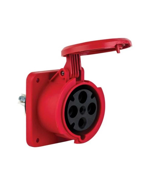Mete Enerji 406530 4X63A IP44 Makine Prizi -Düz- 380-415 V