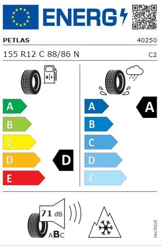 Petlas Full Grip PT925 155 R12C 88/86N Kış Lastiği - 2025 - Resim 2