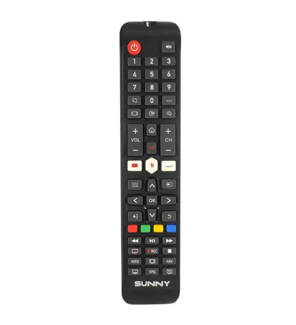 SUNYY Lcd Led Kumanda Sunny Axen Hı Level Netflıx Youtube Prime Video Lıve Tv Home Tuşlu
