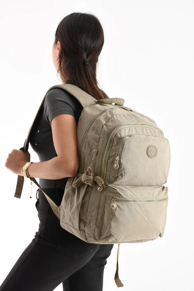 571 collections Ultra Hafif Sırt Çantası Okul Seyahat Unisex Vizon (Model: 571-1C) - 2