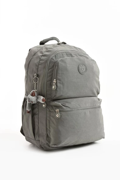 571 collections Ultra Hafif Sırt Çantası Okul Seyahat Unisex Gri (Model: 571-1C) - 4