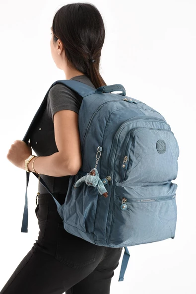 571 collections Ultra Hafif Sırt Çantası Okul Seyahat Unisex Mavi (Model: 571-1C) - 2