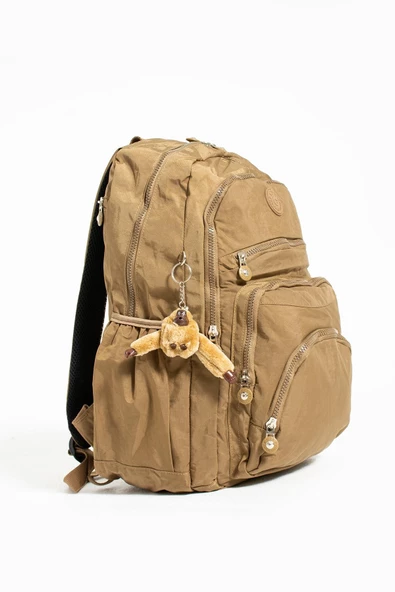 571 collections Ultra Hafif Çok Cepli Su Geçirmez Sırt Çantası Unisex Taba (Model: 571-1E) - Resim 5