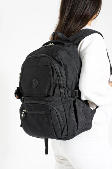 Ultra Hafif Sırt Çantası Unisex Siyah (Model: 571-3D) - 2