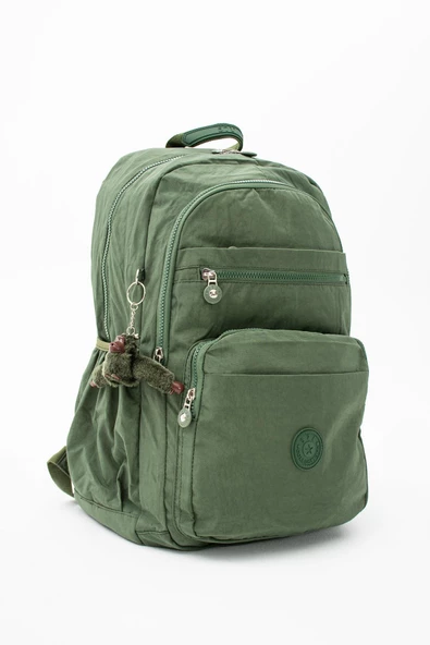 571 collections Ultra Hafif Çok Cepli Su Geçirmez Sırt Çantası Unisex Haki Yeşil (Model: 571-1B) - Resim 5