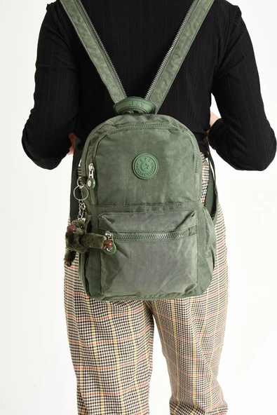 Hem Sırt Hem Göğüs Spor Genç Kadın Çantası Yeşil (Model: 571-8C)