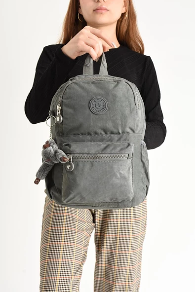 571 collections Hem Sırt Hem Göğüs Spor Genç Kadın Çantası Gri (Model: 571-8C) - 3