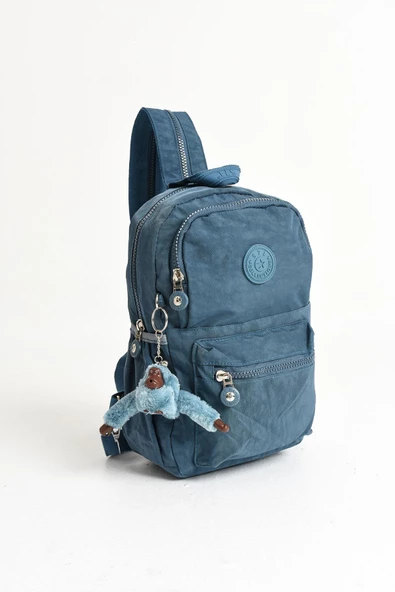 571 collections Hem Sırt Hem Göğüs Spor Genç Kadın Çantası Mavi (Model: 571-8C) - Resim 5