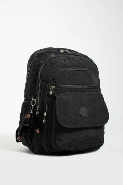 571 collections Ultra Hafif Çok Cepli Su Geçirmez Sırt Çantası Unisex Siyah (Model:571-2A) - Resim 5