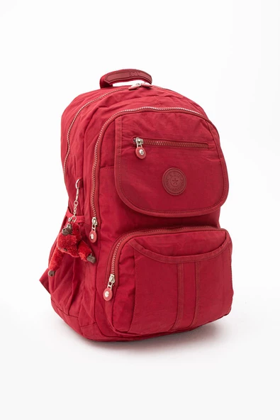 571 collections Ultra Hafif Çok Cepli Su Geçirmez Sırt Çantası Kırmızı (Model: 571-2E) - Resim 5