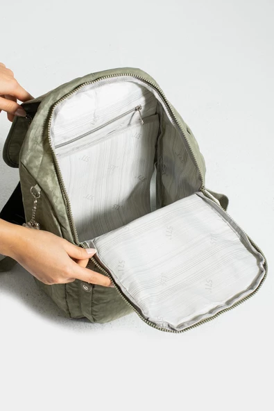 571 collections Orta Boy Ultra Hafif Sırt Çantası Vizon (Model: 571-3F) - Resim 4